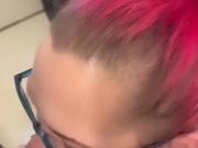 BBW stepmom milf sucks dick and gets naked and fingered from behind your pov 2/16