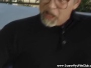 Mature Classic Housewife Fucks a Total Stranger Cuckolding 1/16