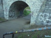 Public Agent Sexy Colombian babe sucks and fucks in public place 6/16