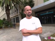 Amazing blonde college girl Eva Fay is a dirty slut in public 2/16