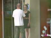 Amazing blonde college girl Eva Fay is a dirty slut in public 5/16