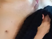 SOLO GIRL HOME VIDEO, german dirty talk, clit rubbing orgasm -  Ela Stance 2/16
