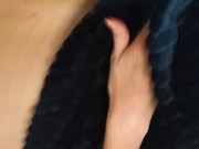 SOLO GIRL HOME VIDEO, german dirty talk, clit rubbing orgasm -  Ela Stance 9/16