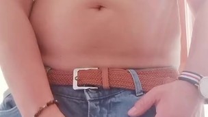 Fetishist penis ring, big balls!