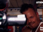 Russian Petite Babe Victoria J. Intense Orgasm From Hardcore Pussy Pounding - HORNY HOSTEL 1/16