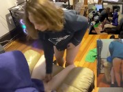 Heather Kane Laughs the Cum into Her Pussy! 4/16