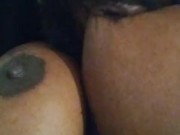 PRETTY BREASTS TITTY SUCK BEFORE BIG BLACK BALLS GETS ATE UP!!!!!!!! 2/16