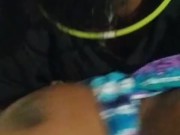 PRETTY BREASTS TITTY SUCK BEFORE BIG BLACK BALLS GETS ATE UP!!!!!!!! 8/16