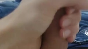 Minha linda rola branquinha e pulsante