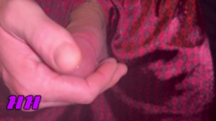 Jerk Off Close Up Of Big Cock With Cum