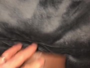 I Pulled Out My Ebony Fake Pussy Toy To Cum Cover & Clean Up 15/16