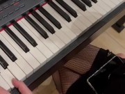 I suck my piano teacher and he cums on my glasses 1/16