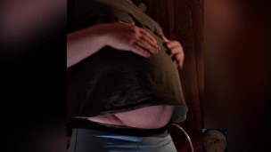 Close To Bursting - Belly Inflation