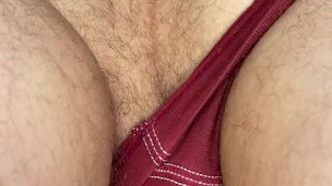 Pulling my underwear over Green after sealing him in