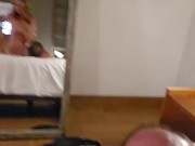 Amateur Hotel Sex Part 2 - Cock Sucking and Reverse Cowgirl 8/16