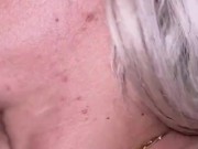 Blonde Muscle Girl Fuck her Ass with Big Dildo until she Squirts 11/16