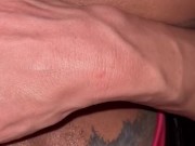 Blonde Muscle Girl Fuck her Ass with Big Dildo until she Squirts 16/16