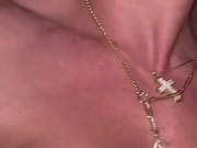 Blonde Muscle Girl Fuck her Ass with Big Dildo until she Squirts 9/16