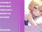 Your Fit Tomboy Roommate Comes Back From The Gym And Asks You For A Massage [Erotic Audio For Men] 14/16