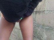 EBONY PEE  THEN MASTERBATER OUTDOOR 5/16