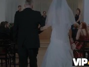 VIP4K. Olivia Sparkle in a wedding dress and veil caught on camera fucking 3/16