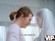 VIP4K. Olivia Sparkle in a wedding dress and veil caught on camera fucking 7/16