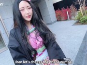 【mr.bunny】Picking Up a gilr Cosplaying Nezuko【Demon Slayer】 7/16