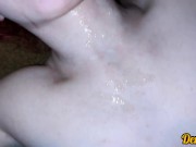 blowjob from beloved cute red-haired girl cum on face 16/16
