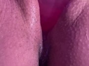 Pussy creaming on dildo 4/16