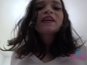 Naughty student Silena Imai sucks on hard cock and slips it inside her tight pussy POV 12/16