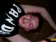 collection of very cum for a cutie in the mouth and on the face, she loves cum! 3/16