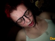 collection of very cum for a cutie in the mouth and on the face, she loves cum! 7/16