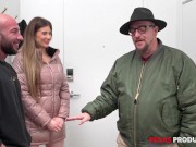 A Busty Redhead Babe is Nailed Hard on the Couch 4/16