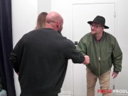 A Busty Redhead Babe is Nailed Hard on the Couch 5/16