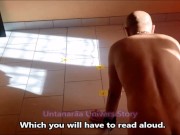 VOST engl - Jeu test avec cet inférieur nu et chaste.