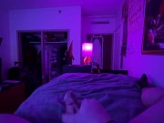 *ASMR LOUD MOANING* HUGE CUMSHOT AND DEEP VOICE DOMINANT MALE JERKING OFF 14/16