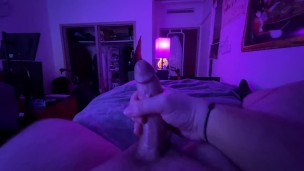 *ASMR LOUD MOANING* HUGE CUMSHOT AND DEEP VOICE DOMINANT MALE JERKING OFF