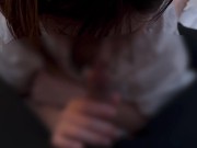 精子を飲みこんだあともお掃除フェラをするMなエロ彼女♡cum im mouth gokkun 13/16