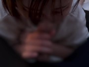 精子を飲みこんだあともお掃除フェラをするMなエロ彼女♡cum im mouth gokkun 15/16
