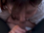 精子を飲みこんだあともお掃除フェラをするMなエロ彼女♡cum im mouth gokkun 4/16