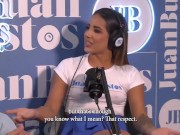 Natalia Garcia Pide una hamburgesa para chuparle la polla  al repartidor en Juan Bustos Podcast 10/16