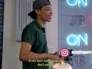 Natalia Garcia Pide una hamburgesa para chuparle la polla  al repartidor en Juan Bustos Podcast 3/16