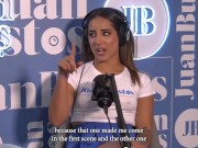 Natalia Garcia Pide una hamburgesa para chuparle la polla  al repartidor en Juan Bustos Podcast 4/16