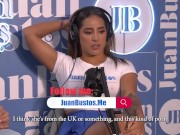 Natalia Garcia Pide una hamburgesa para chuparle la polla  al repartidor en Juan Bustos Podcast 7/16