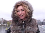 GERMAN SCOUT - Mature Ukrainian Julia picked up in Berlin and fucked dirty during the casting 4/16