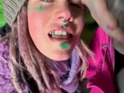 I get Face Fucked by a Graffiti Artist in puplic 6/16