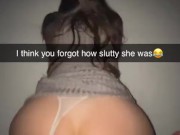Snapchat fucking compilation, 10+ gigs leaked of hot cheating student 16/16