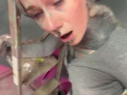 I get rough sex after i give a blowjob to tattooed men until he cums on pornset 11/16