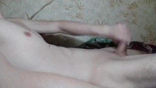 Milked my big dick after school. Lots of sperm