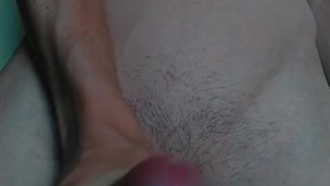 I caressed my nipples and dick. Big dick close up. I jerk off in your mouth
